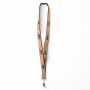 Zeefdruk lanyard van kurk en polyester