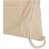 Bear GRS gerecyclede sherpa rugzak met trekkoordsluiting 9 l - Natuur