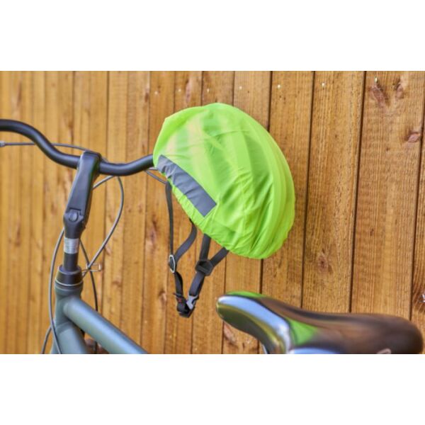 Polyester fietshelmhoes Horst geel Polyester fietshelmhoes Horst geel