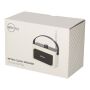 BRAINZ Retro Clock Speaker Wit