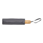 21" Impact AWARE™ RPET 190T bamboe auto open/dicht paraplu, antraciet