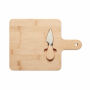 DARFIELD - Bamboe kaasplank met mes - Hout