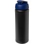 Baseline Rise 750 ml drinkfles met klapdeksel - Zwart/Blauw