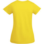 Breda kortärmad T-shirt för dam - Gul - S