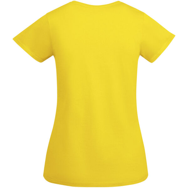 Breda damesshirt met korte mouwen - Geel - S