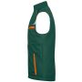 Workwear Softshell Padded Vest - COLOR - dark green/orange 6XL