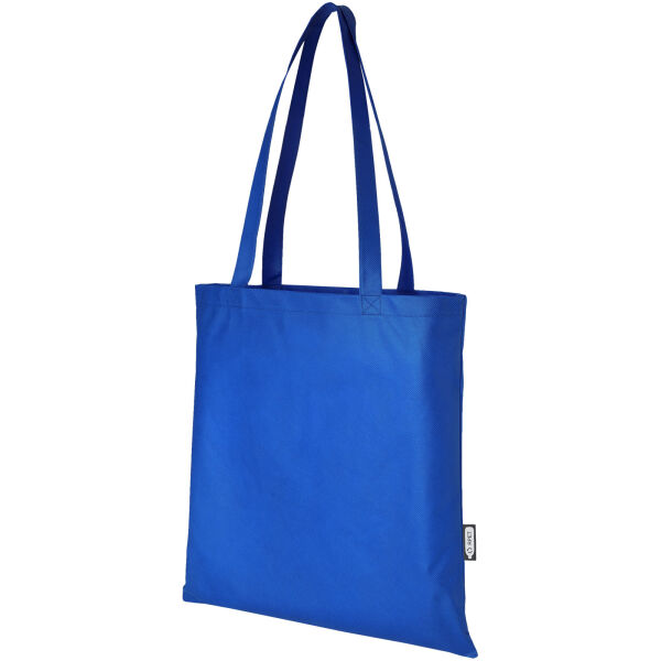 Zeus GRS recycled non-woven convention tote bag 6L - Royal blue