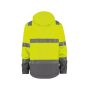 DASSY® Malaga Fluogeel/cementgrijs 3XL