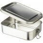 RVS lunchbox Kasen zilver