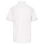 Overhemd in onderhoudsvriendelijk polykatoen-popeline korte mouwen heren White 6XL