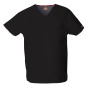 Uniseks tuniek met V-hals Black XXS Uniseks tuniek met V-hals Black XXS