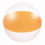 Opblaasbare PVC strandbal  ATLANTIC SHINY oranje, wit
