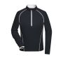 Ladies' Sports Shirt Longsleeve black/white XXL