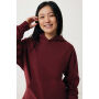 IQONIQ Yoho gerecycled katoen relaxed hoodie, bordeauxrood (L)
