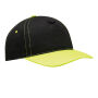 SPORTSMAN - 5-panel baseballcap geel, zwart SPORTSMAN - 5-panel baseballcap geel, zwart
