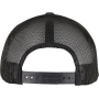 Tweekleurige Retro Truckerpet Charcoal / Black One Size