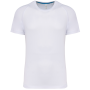 Gerecycled herensport-T-shirt met ronde hals White 3XL Gerecycled herensport-T-shirt met ronde hals White 3XL