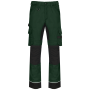 Gerecycled performance heren  werkbroek Forest Green / Black 50 FR