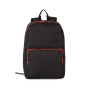 Rugzak met contrasterende ritssluiting Black / Red One Size