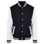 Basic College Jacket black/white XS