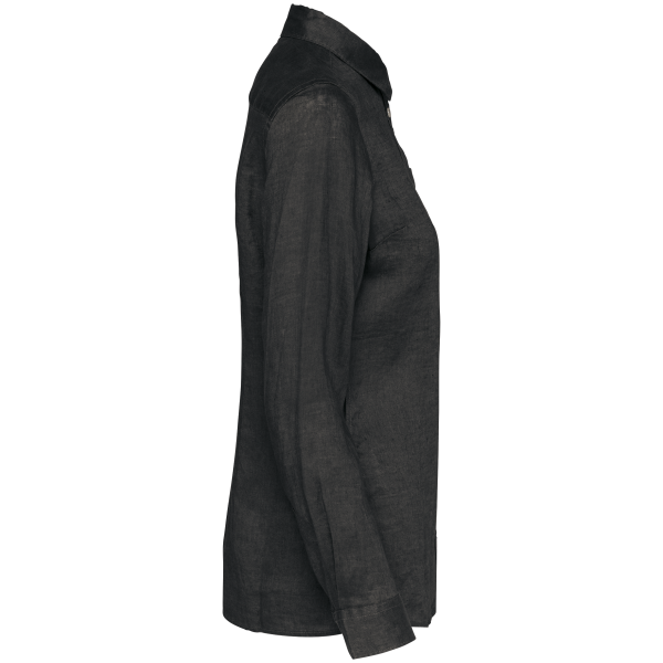 Linnen damesblouse Anthracite Grey XXL Linnen damesblouse Anthracite Grey XXL