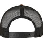 Tweekleurige Retro Truckerpet Coyote Brown / Black One Size