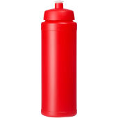 Baseline® Plus grip 750 ml sportfles met sportdeksel - Rood