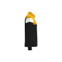 Uniseks trainingsjasje met rits Black / Sporty Yellow M