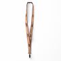 Zeefdruk lanyard van kurk en polyester
