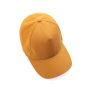 Impact AWARE™ 5 panel 280gr recycled katoenen cap, sundial oranje