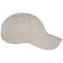Ecologische uniseks pet met 6 panelen in ribfluweel Ivory One Size