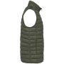 Ecologische lichte bodywarmer voor heren organic khaki 4XL