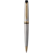 Waterman Expert balpen (blauwe inkt) - Staal/Goud