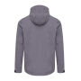 Iqoniq Makalu gerecycled polyester softshell jas, vulcano heather grey (XXXL)