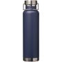 Thor 650 ml RCS gecertificeerde gerecyclede roestvrijstalen koperen vacuüm geïsoleerde waterfles - Navy