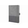 Notitieboek Thermo-leder A5 - Grijs Notitieboek Thermo-leder A5 - Grijs