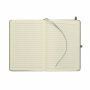 ARCOLOOP - A5 gerecycled PU notitieboek - Steengrijs