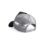 HALF MESH TRUCKER, BLACK/LIGHT GREY, One size, BEECHFIELD