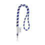 Polyester 2-kleurige koord-lanyard met full color label