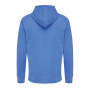 Iqoniq Abisko gerecycled katoen hoodie met rits, ongeverfd blauw