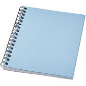 Desk-Mate® A6 kleuren spiraal notitieboek - Lichtblauw