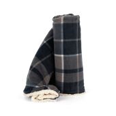 storm grey / navy checked