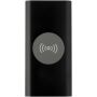 Juice type-C draadloze powerbank van 8000 mAh van gerecycled aluminium - Zwart