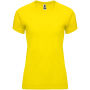 Bahrain sportshirt met korte mouwen voor dames - Geel - XL