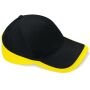 TEAMWEAR COMPETITION CAP, BLACK/YELLOW, One size, BEECHFIELD