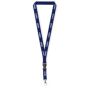 Afneembare polyester lanyard met reflectives Afneembare polyester lanyard met reflectives
