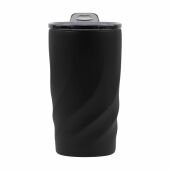 BrandCharger reisbeker Vortex Calix Ceramica | 400 ml - zwart