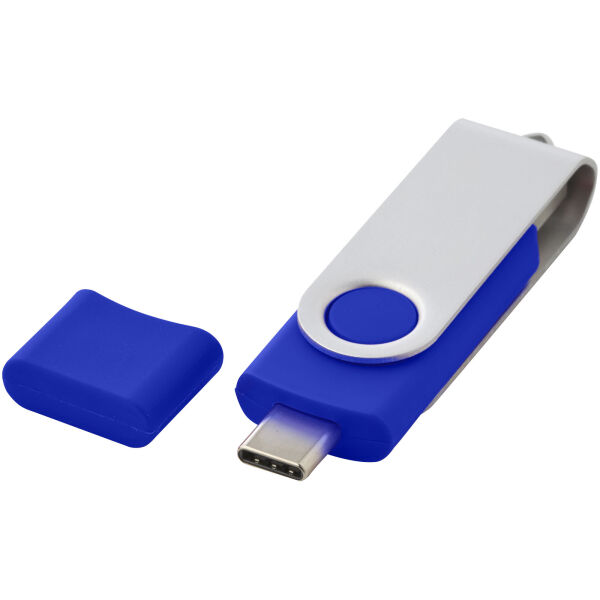 OTG draaiende USB type-C - Blauw - 4GB