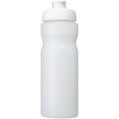 Baseline® Plus 650 ml sportfles met kanteldeksel - Transparent/Wit