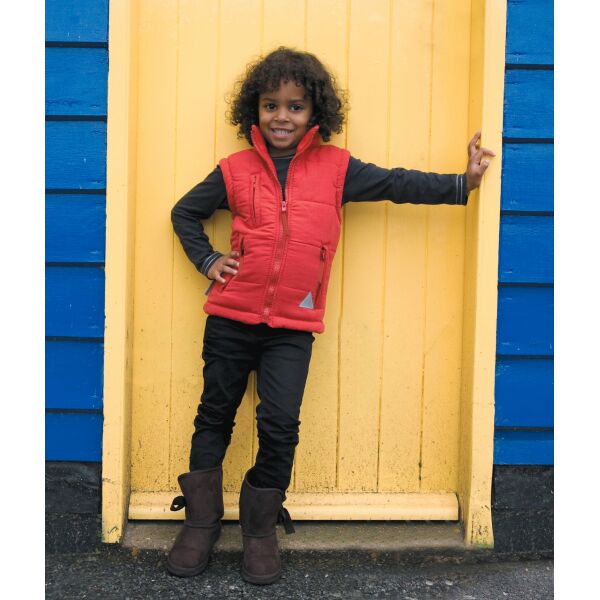 Kids' Bodywarmer Red 5/6 jaar Kids' Bodywarmer Red 5/6 jaar
